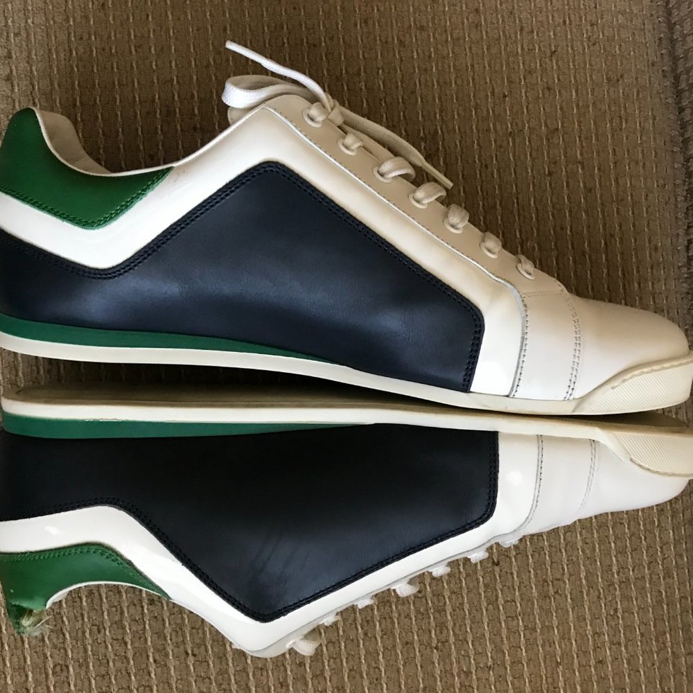 Louis Vuitton Men's 3-Tone Leather Sneakers - Picture 9 of 16
